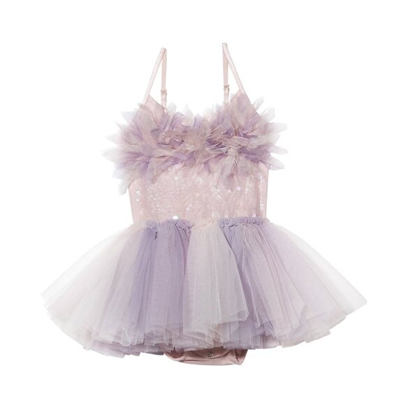 Tutu Du Monde Bebe Tutu Dress Pearl-Pink Lavender Crescent Moon Portrait Party - Picture 2 of 7